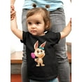 thumbnail image 2 of Bunny With A Mirror T-Shirt Infant -Image by Shutterstock,  24 Months, 2 of 4