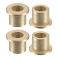 thumbnail image 1 of Unique Bargains 8x12x12mm Manchon à Bride Roulements Fritté Bronze Bague Auto-Lubrifiante 4 Pack, 1 of 5