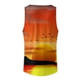 thumbnail image 4 of Men Summer Tank Top Breathable Large Size Casual Sleeveless Top Loose Tropical Gradient Printed Male Streetwear Cami Shirts, 4 of 5