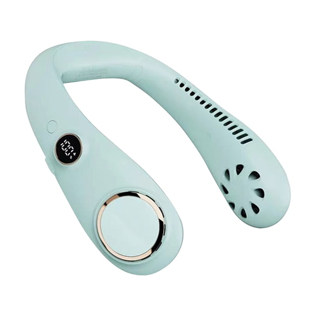 Mini ventilador deportivo sin cuchilla Ventiladores de cuello con carga USB Accesorios cómodos para exteriores Hugtrwg Para estrenar