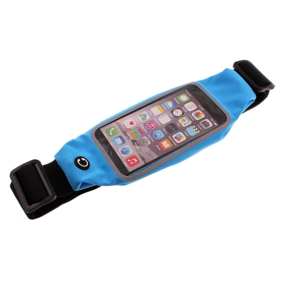 For iPhone 15/Pro - Running Waist Bag Belt Band Sports Gym Workout Case Cover Pouch Reflective