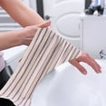 thumbnail image 3 of Djunllk Striped Hand Towels Super Soft, Premium Microfiber Hair Towel Highly Absorbent, Washcloths Basic Bathroom Towels for Bathroom Hotels Gym, 29.5" x 13.8", 3 of 7
