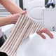 thumbnail image 5 of Toallas de mano de microfibra premium de terciopelo, paquete múltiple, 13 x 29, toallas de baño suaves, altamente absorbentes y de secado rápido para uso de huéspedes y lujo de hotel., 5 of 7