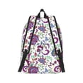 thumbnail image 3 of Daiia Fairy Flower Vintage Canvas Backpack for Men and Women ,Hiking Backpack,Travel Laptop Bag for School,Large Capacity Backpack, 3 of 8
