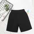 thumbnail image 4 of Gubotare Boy Shorts Toddler Boy Shorts Cotton Baby Boys Shorts Boys Summer Casual Shorts Kids Jogger Shorts (Black,Size 6-7 Years), 4 of 8