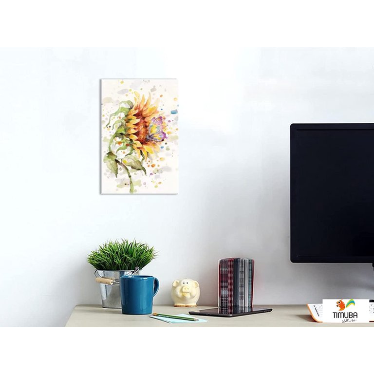 Handcrafted Flower Prints For Living Room Bedroom Kitchen From Paintings - Price 19.09