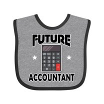 Inktastic Accounting Future Accountant Baby Boys or Girls Baby Bib