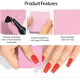 thumbnail image 7 of 200 PCS Lint Free Nail Wipes, Non-Woven Cotton Pads for Gel Polish Remover and Lash Extension Glue Cleaning, Professional Manicure Supply (K), 7 of 7