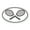 White, variant on CafePress - Tennis Car Stickers Oval Sticker - Sticker (Oval)