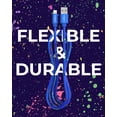 thumbnail image 5 of Liquipel Powertek iPad & iPhone Lightning Charger Cable, Fast Charging 6ft MFI, Neon Party, 5 of 8