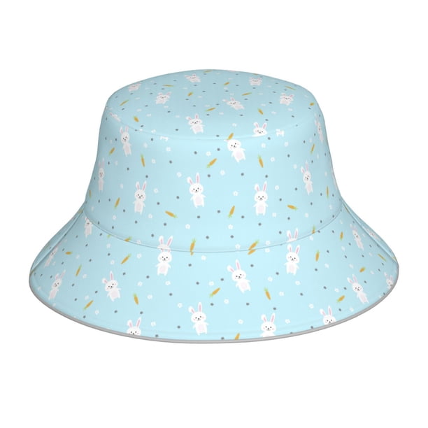 Balery Cute Bunny Sombreros para el sol para hombre y mujer, sombrero de pescador con UPF 50+