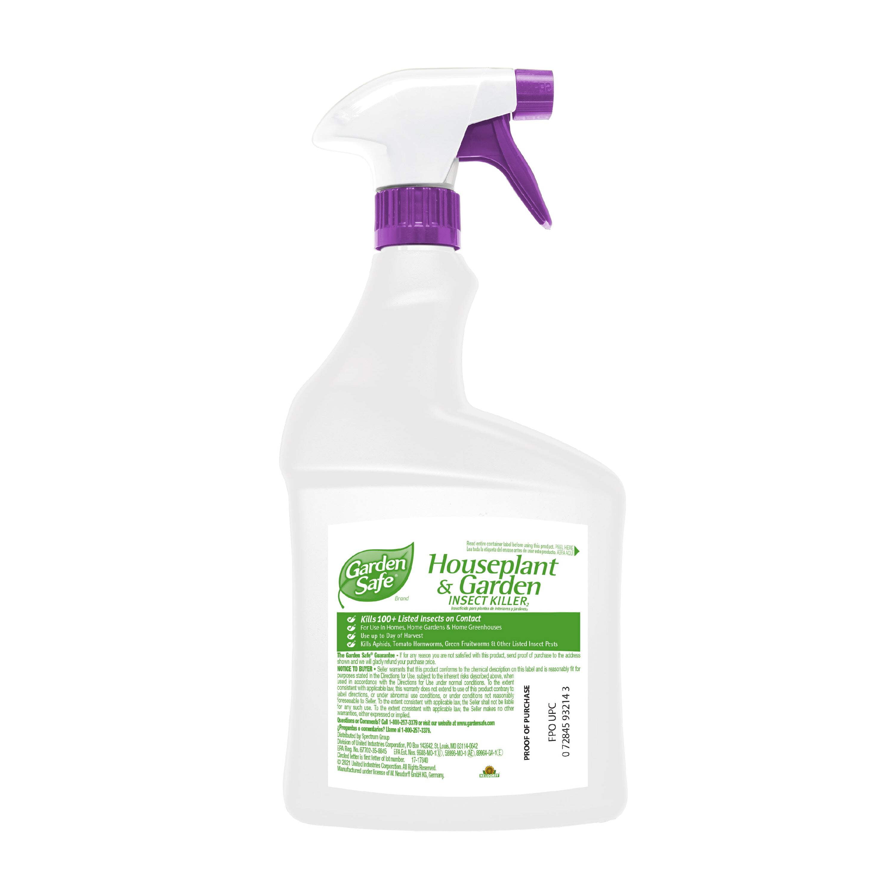 Garden Safe Houseplant & Garden Insect Killer, Ready-to-Use, 24 oz.