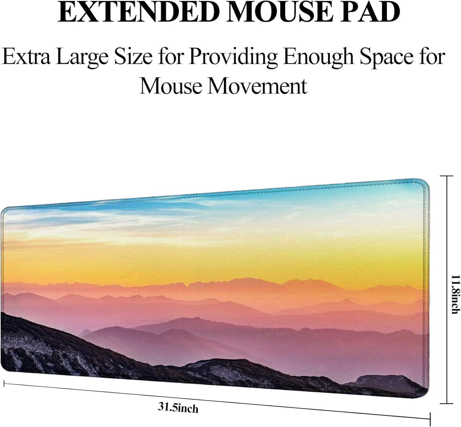 XXL Mouse Pad Extended Gaming Mouse Pad Large Desk Mat 31.06" x 11.8" Keyboard Laptop Computer Mousepad for Home Office Gaming Work