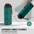 thumbnail image 4 of Popdigito Collapsible Water Bottles, 20.6 oz, Green, Leakproof & Easy to Clean, Foldable Bpa-Free Reuseable Silicone Durable Lightweight Saving-Space, 4 of 8
