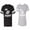 Men Black / Women Heather, variant on Mr.Mrs. Never Always Right Matching Couple Cotton Jerseys (Men Black / Women Red) (Men XL / Women S)