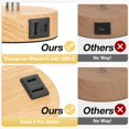 thumbnail image 4 of Lámpara de mesa Fenmzee Floral Touch con USB-C y regulador táctil de 3 niveles, 4 of 8