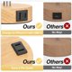 thumbnail image 4 of Lámpara de mesa Fenmzee Floral Touch con USB-C y regulador táctil de 3 niveles, 4 of 8
