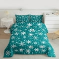 thumbnail image 2 of Manfei Dreamy Snowflake Chils Bedding Comforter Set, Merry Christmas Twin Comforter Sets, Kawaii Princess Style Reversible Bedding Set, Super Cozy Room Decor, 2-Piece, 2 of 8