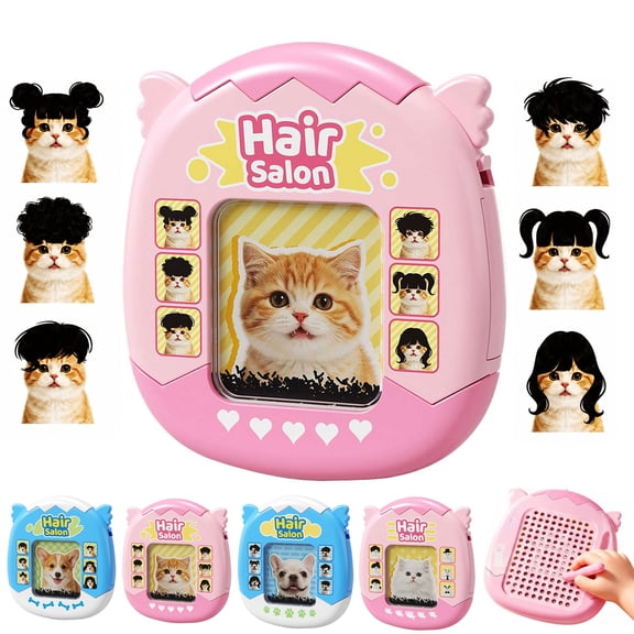 GUIREN 2-in-1 Magnetic Drawing Board for Kids - DIY Hair Styling and Drawing Toy
