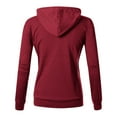 thumbnail image 3 of Women's Lightweight Zip Up Hoodie Long Sleeve Spring Fall Thin Casual Hooded Jacket Slim Fit Basic Sweatshirt 2025, 3 of 7