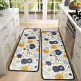 thumbnail image 4 of Kitchen Rugs Sets Of 2,Pioneer Flower Floral Print Pattern Anti Fatigue Kitchen Mat Rugs Non Slip Washable,Decorative Kitchen Floor Mats for Kitchen,Sink,Laundry,17X47 Inch, 4 of 5