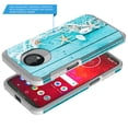 thumbnail image 3 of Moto Z3 Case, Moto Z3 Play Case, Rosebono Slim Hybrid Shockproof Hard Cover Graphic Fashion Colorful Skin Cover Armor Case For Moto Z3 Play (Starfish), 3 of 5