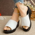 Narveanno Women's Platform Slide Sandal Wedge Heels Slip On Comfort — free download