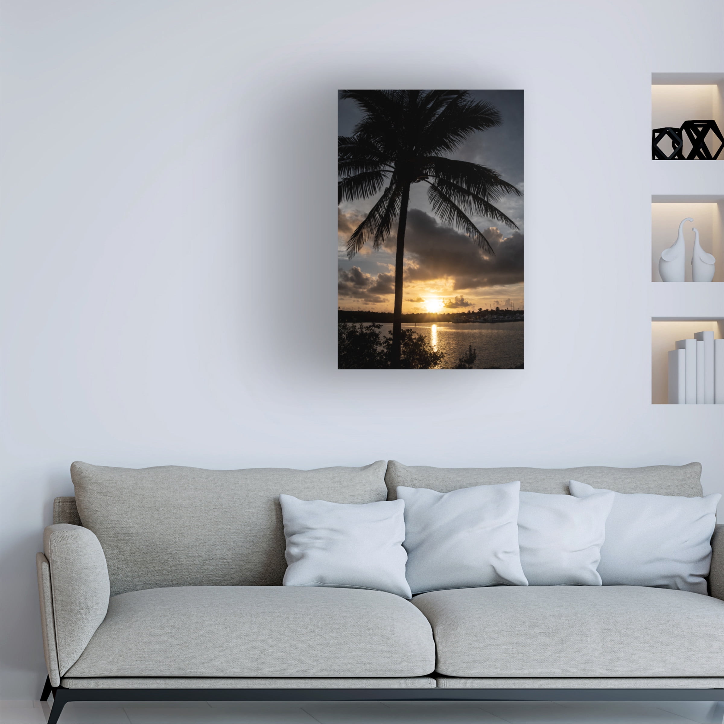 Robert Michaud 'Black Point Sunrise' Canvas Art