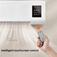 thumbnail image 2 of FYHALE Climafy Air Conditioning Split Max, 5,000 btu 220 Sq ft, 110v, Small Mini Split Max Air Conditioner, Wall Mounted AC, Cooling and Heating, Quiet Operation (White), 2 of 6
