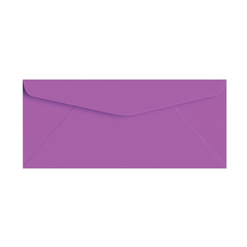 50 Envelopes Per Pack Premium Bright Color #10 Envelopes 4 1/8 x 9 1/2" 