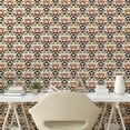 thumbnail image 2 of Ambesonne Retro Peel & Stick Wallpaper for Home, Triangles Mosaic Illusion, 13"x100", Multicolor, 2 of 5