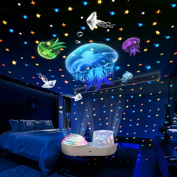 Projecteur de veilleuse étoile pour enfant, projecteur Galaxy Constellation  pour enfants, veilleuse USB Licorne garçons filles, lampe de projection