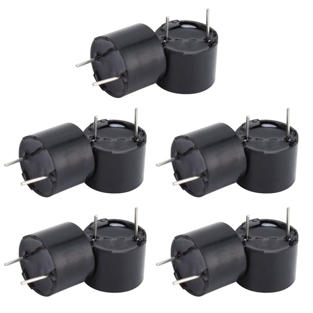 Alarm Buzzer, ABS DC 4-7V Sound Beeper TMB-12A05 Continous Electromagnetic Active 7.6mm Pin Spacing for Signal Alarming