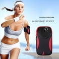 thumbnail image 3 of Brazaletes para teléfono móvil, funda para teléfono con banda elástica ajustable, brazalete deportivo para correr para caminar y caminar, 3 of 5