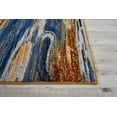 thumbnail image 4 of Nourison Chroma Colorful Abstract Lava Flow 4' x 6' Area Rug, (4x6), 4 of 9