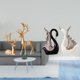 thumbnail image 2 of Estatua de ciervo, figura de resina, adorno animal, pareja de renos, estatua de cisne, ideal como regalo de bodas, decoración del hogar, cafetería, re, 2 of 8