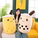 thumbnail image 4 of 22-70cm Giant Size Bubble Tea Plushies Squishy Milk Tea Boba Pillow Peluche Ice Cream Fruits Juice Drink Bottle Prop Decor Gift, 4 of 5