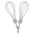 thumbnail image 3 of 2Pcs Electric Mixer Drill Attachments Mixing Egg White For Home Users With Stainless Steel Material And Convenient Design, 3 of 5