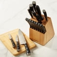 thumbnail image 2 of BergHOFF Essentials 18pc Stainless Steel Cutlery Set, Wooden Block, 2 of 9