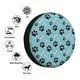 thumbnail image 4 of Balery Cute Dog Footprints Cubiertas para Neumáticos - Protector Resistente para Neumáticos de Camioneta, SUV, Remolque, Camper y RV-17 inch, 4 of 6