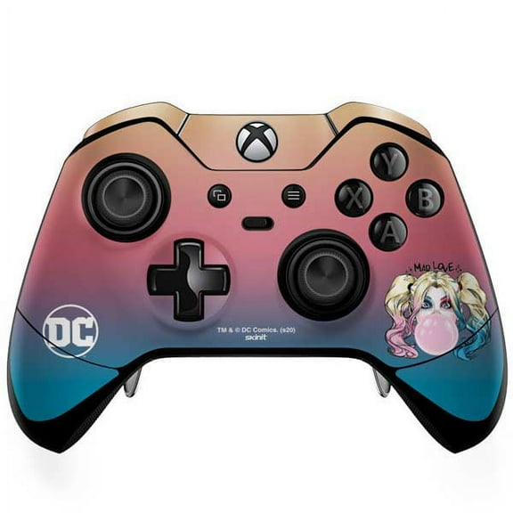 Skinit DC Comics Harley Quinn Mad Love Xbox One Elite Controller Skin