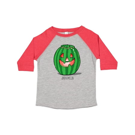 

Inktastic Halloween Jack-O-Melon Watermelon Carved Gift Toddler Boy or Toddler Girl T-Shirt