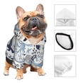 thumbnail image 3 of Fotbe Sea Animal Sudadera con Estampado para Perros Pequeños – Suéter con Capucha para Mascotas, Tela Suave de Forro Polar con Bolsillo-X-Small, 3 of 7