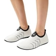 thumbnail image 5 of Domuza water shoes for women, Quick Dry Slip-On Aqua Socks, Non Slip Barefoot Shoes for Beach Swim Pool Yoga White 8.5（EU-41）, 5 of 6