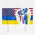 thumbnail image 3 of CafePress - I Stand With Ukraine Flag American Baseball Jersey - Cotton Baseball Jersey, 3/4 Raglan Sleeve Shirt, 3 of 4