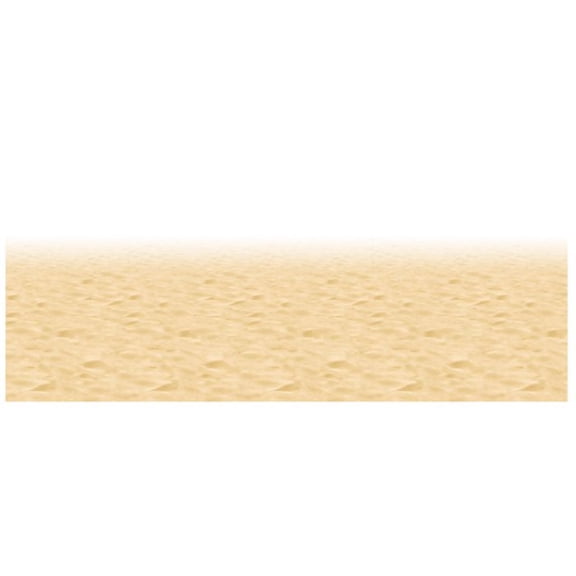 Party Central Pack of 6 Brown and White Beach Sand Backdrop Wall Decor 30'