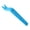 light blue, variant on Automotive Plastic Pry Tool For Car Stereo Installation Scratch Less None Marring Trim Removal Ergonomic Handle Lightwei