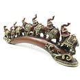 thumbnail image 3 of African Adorned Elephant Herd On Great Migration Journey Figurine In Dark Mahogany Finish, 3 of 4