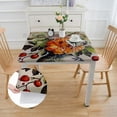 thumbnail image 2 of HAOXIT Table Cloths Decorative Washable Rectangle Tablecloth, Dining &amp; Camping, - - Thanksgiving/Christmas 46*46, 2 of 7