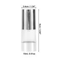 thumbnail image 4 of Ofertas Únicas 1 Pc Botella de Loción Portátil U-Shape Sin Aire para Viajes Gimnasio Camping al Aire Libre Tono Plateado-15ml, 4 of 6